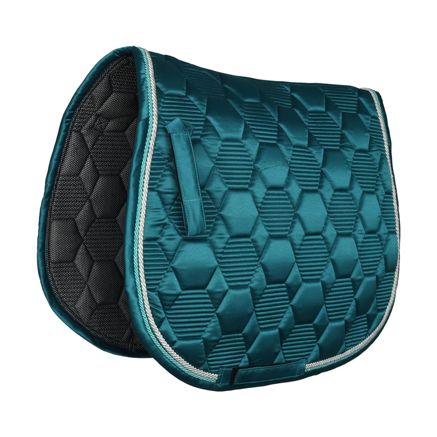 Lettia Honeycomb Collection Saddle Pad - Black